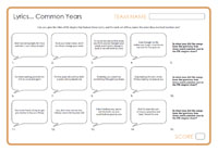 Lyrics - Common Years 2 Lyrics - Common Years 2
